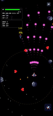 Space Defender – Pixel War iPhone screenshot