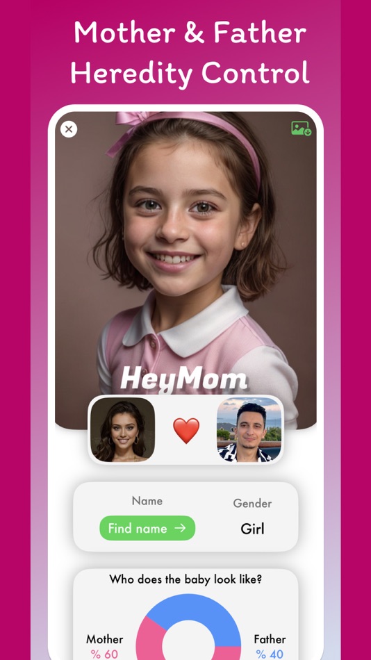 #2. AI Baby Generator - Heymom (iOS) Podle: Renew AI Yazilim Sanayi ve Ticaret Limited Sirketi