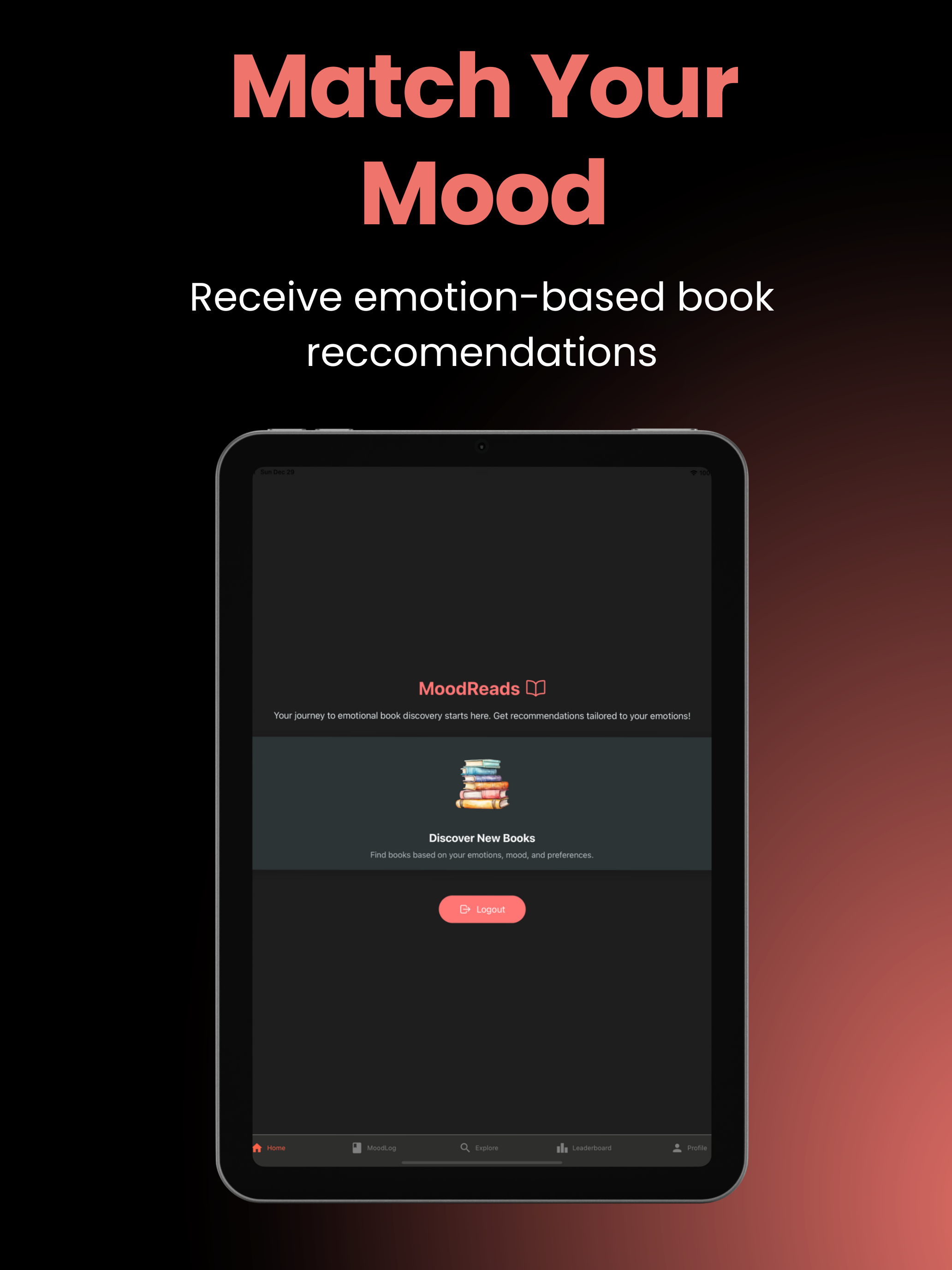 MoodReads: Book Recs
