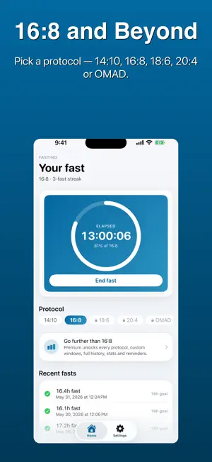 Fasting Hours Tracker screenshot 2