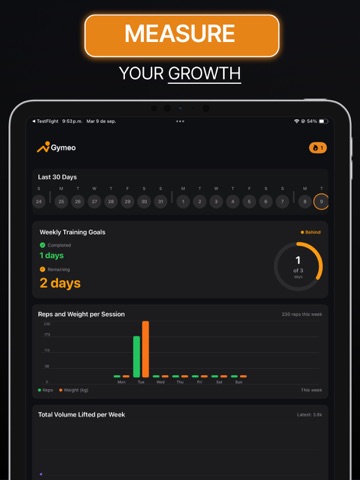 Gymeo - Scan & Workout Tracker iPad screenshot
