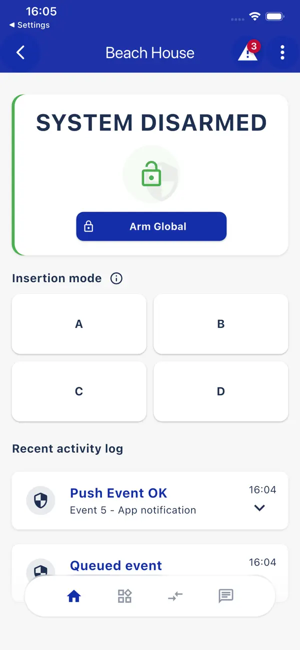 Screenshot #1 pour Bentel Security Absoluta PRO