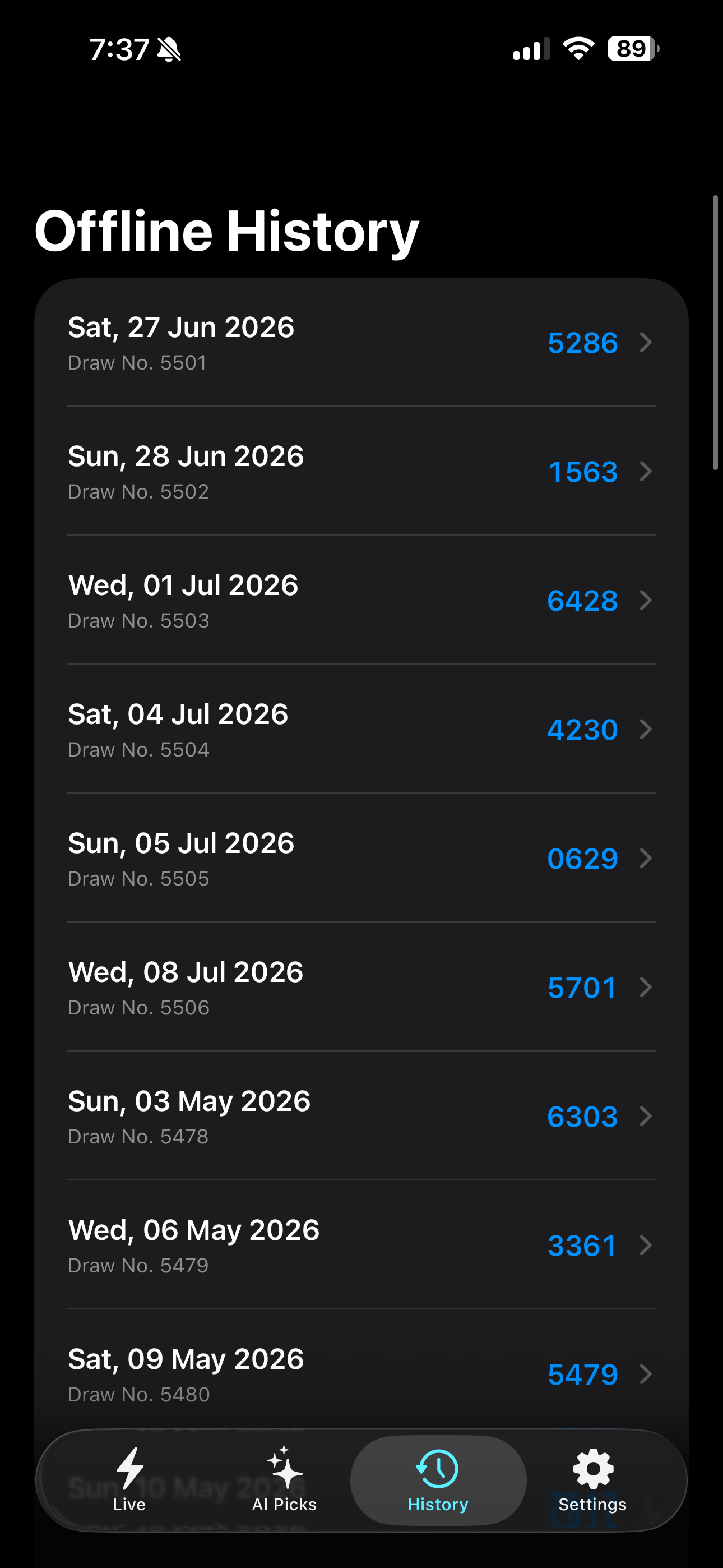 SG 4D+: Live Results & Oracle screenshot 3