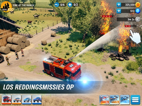 EMERGENCY HQ: brandweer spel iPad app afbeelding 2