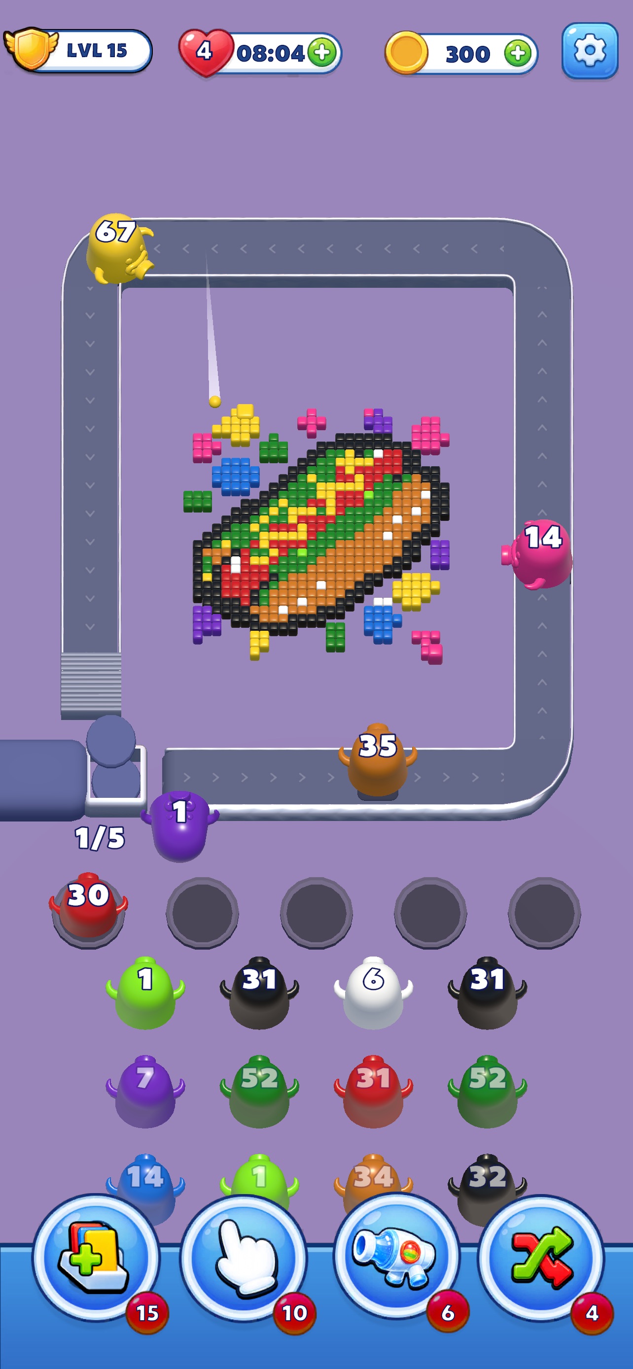 Screenshot 4 of PixiPop: Color Match Puzzle