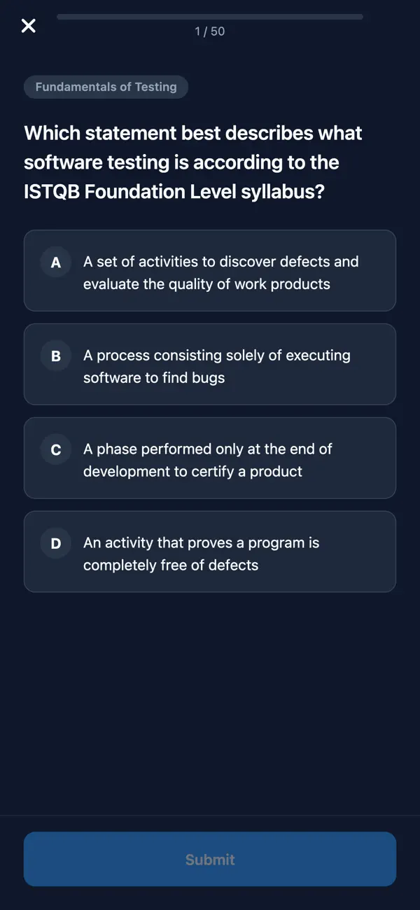 Screenshot #3 pour ISTQB CTFL Foundation Prep