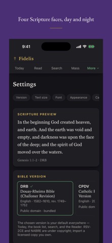 Fidelis: Catholic Bible Screenshot 8 of 10