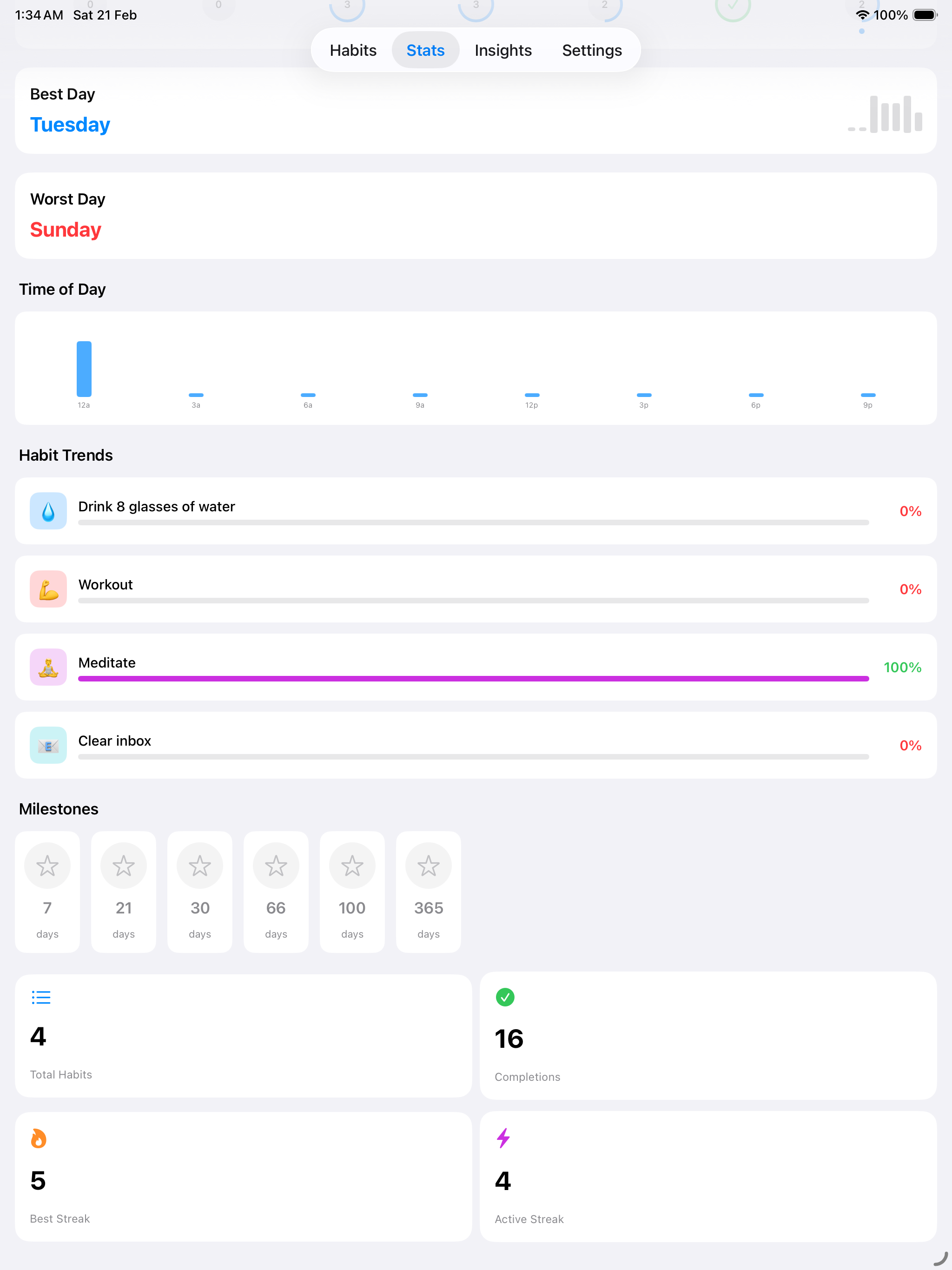MadeSteady Habits screenshot 5