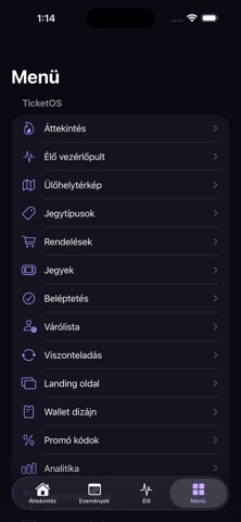 EventOS screenshot