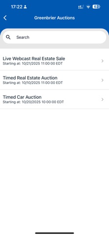 Nextlot Nexus Catalog iPhone screenshot