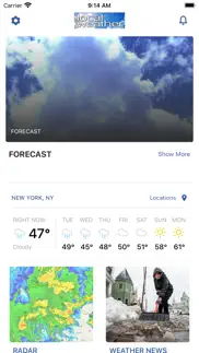 local weather radar & forecast iphone screenshot 1