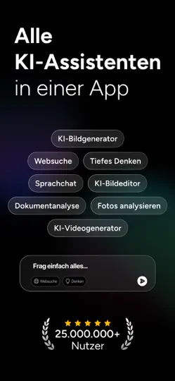 Screenshot von KI Chatbot Deutsch - Genie AI auf dem iPhone 1