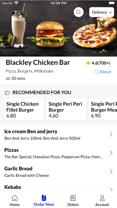 Blackley Chicken Bar. Screenshot