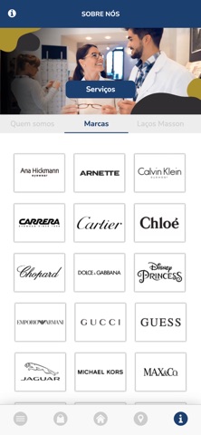 Óptica Masson screenshot