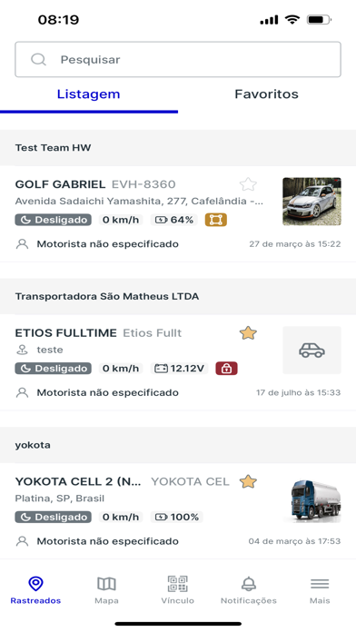 SMTracker Mobile Screenshot