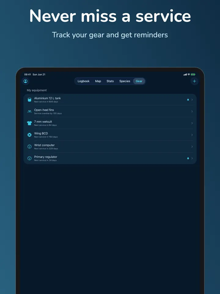 Bottomtime on iPad: screenshot 8 of 8