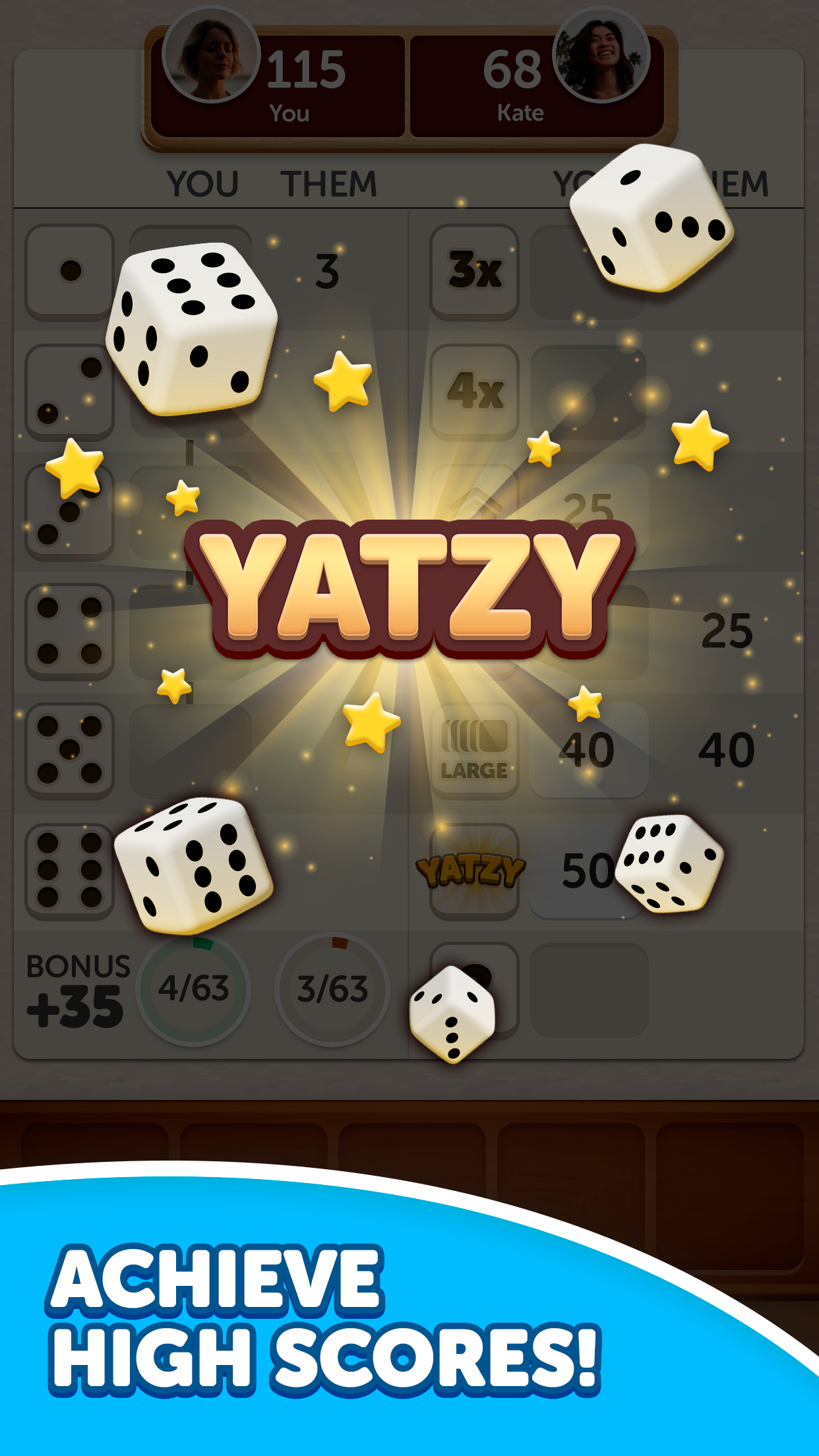 Dice Yatzy - Classic Fun Game screenshot 3