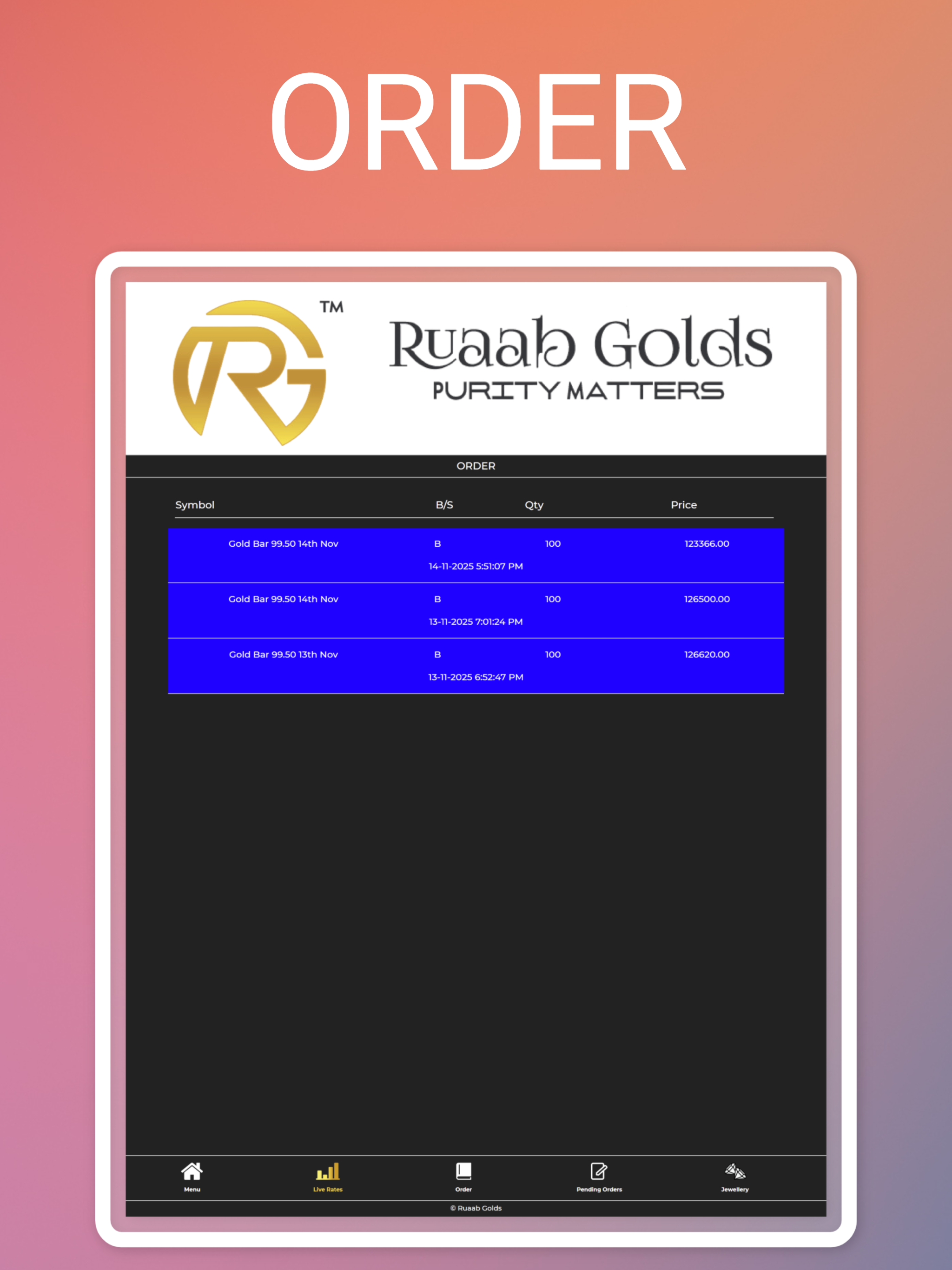 Ruaab Golds screenshot 14