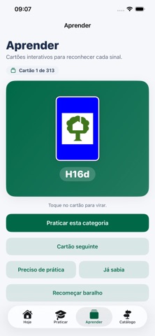 Sinais de Trânsito PT - Código iPhone screenshot