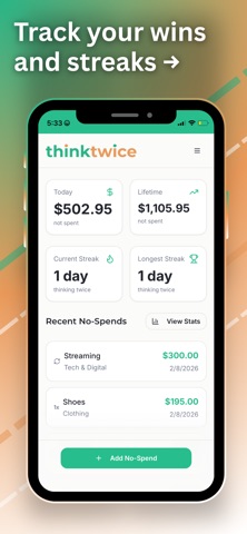ThinkTwice: Choices Add Up screenshot