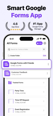 Forms for Google Docs: Formly iPhone screenshot