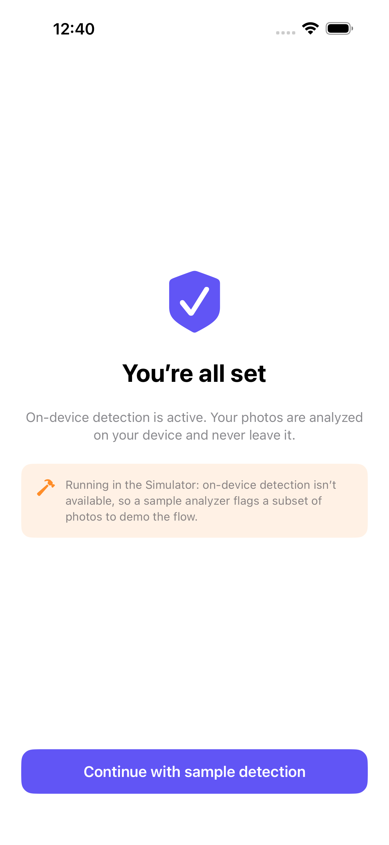 Sweep: Private Photo Cleaner screenshot 2