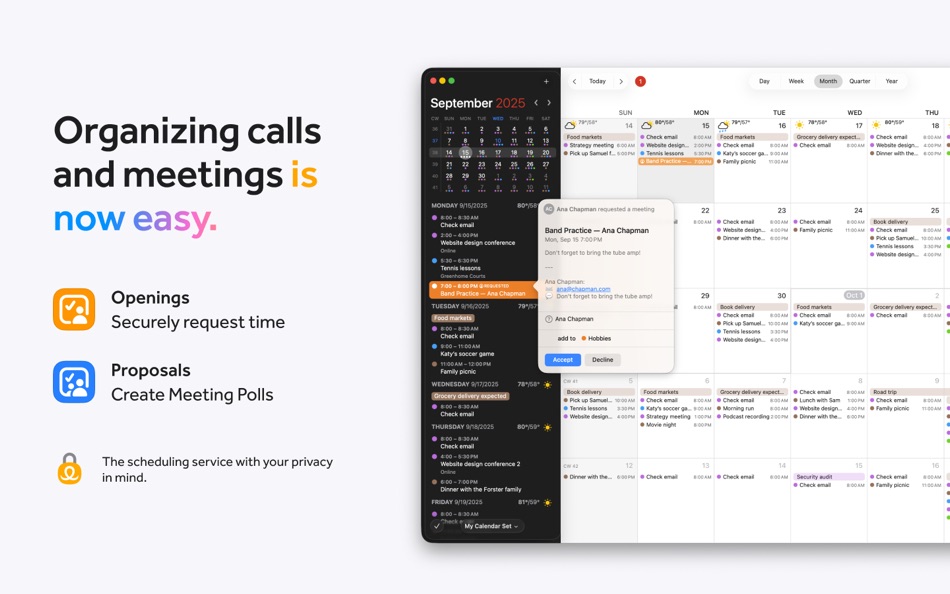 #9. Fantastical - Calendar (macOS) Göre: Flexibits Inc.