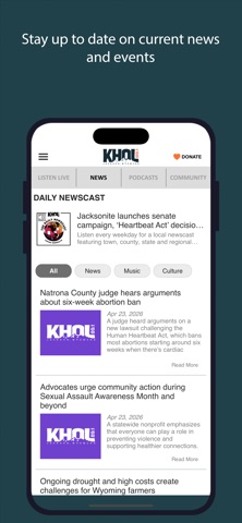 KHOL screenshot