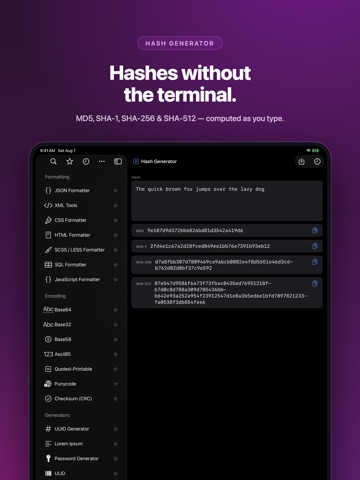 DevGantry iPad screenshot