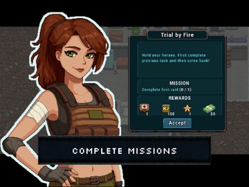 Hazard Days: Pixel Gun Shooter iPad screenshot