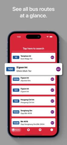 SGBUS - Singapore Bus screenshot