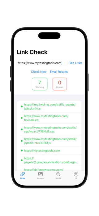 Link Check Lite Screenshot 1 of 5