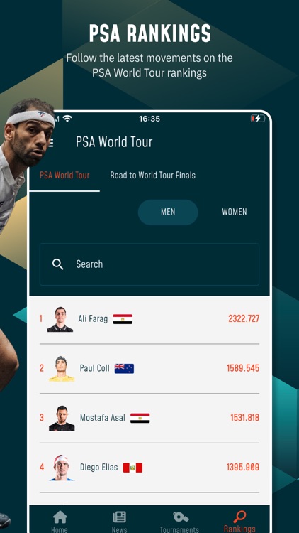 PSA Squash Tour screenshot-5