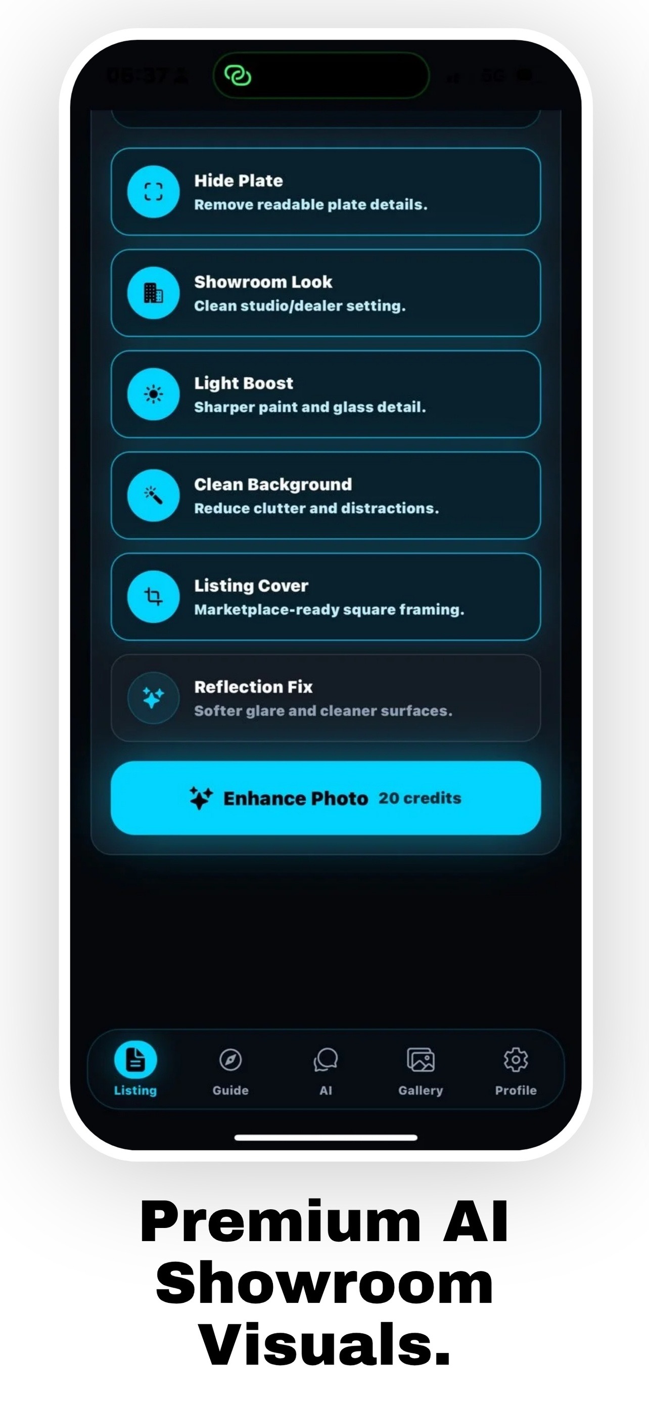 Screenshot 2 of AI Car Listing Studio Pro