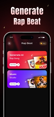 AI Rap Song Maker - Rap Music iPhone screenshot