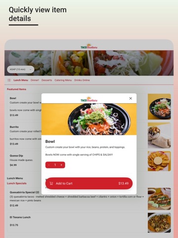 Taco Bros To Go iPad screenshot