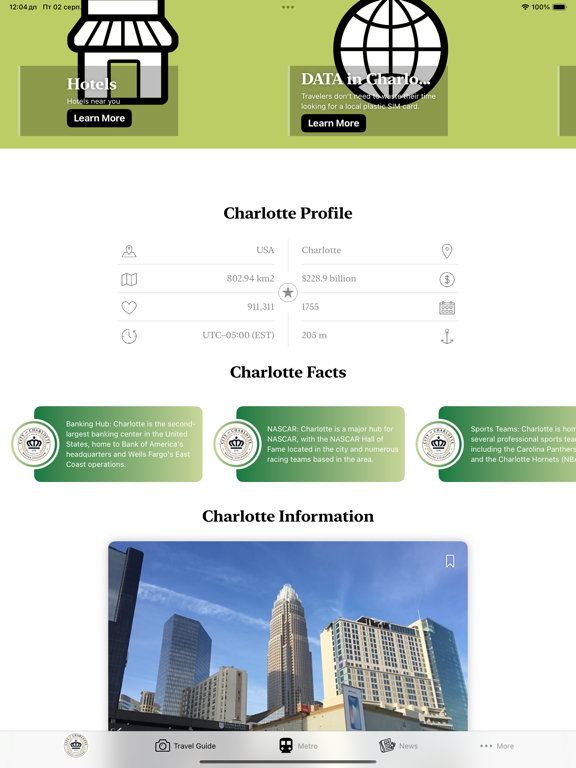 Screenshot #5 pour Charlotte Guide and Subway map