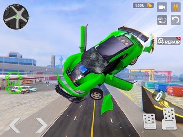 Rash Drive Car Crash Simulator iPad screenshot