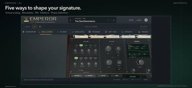 Emperor PolySynth screenshot 1 of 8