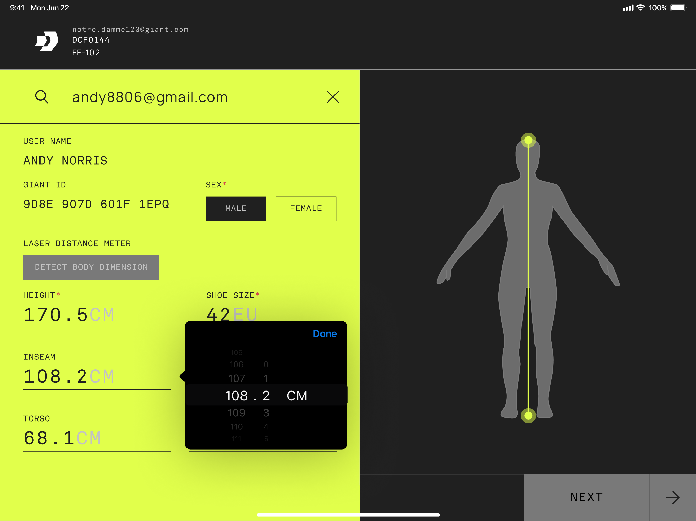 Dynamic Cycling Fit screenshot 5