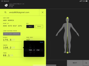 Dynamic Cycling Fit iPad screenshot