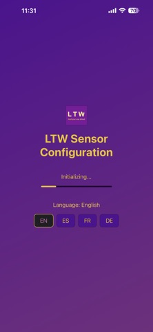 LTW Sensor App screenshot