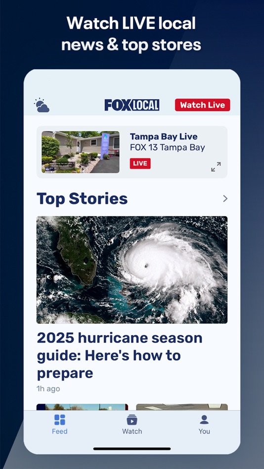 #1. FOX LOCAL: Live News & Weather (iOS) 来自: Fox Television Stations, Inc.