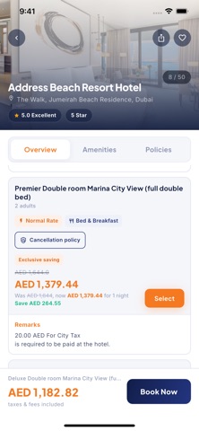 TravelGo.ae iPhone screenshot