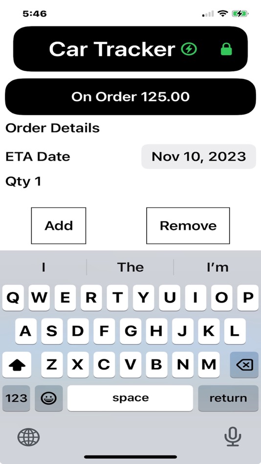 #10. MyCarProject-Tracker (iOS) Podle: James Stacy