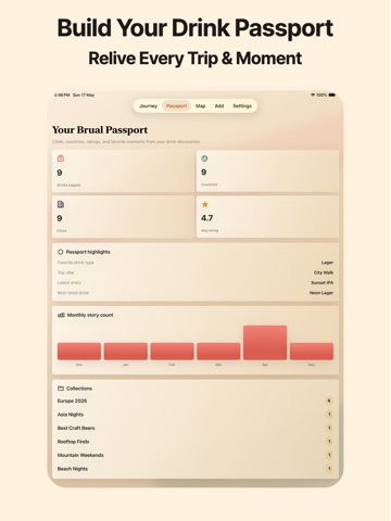 Brual: Beer Journal & Passport iPad screenshot