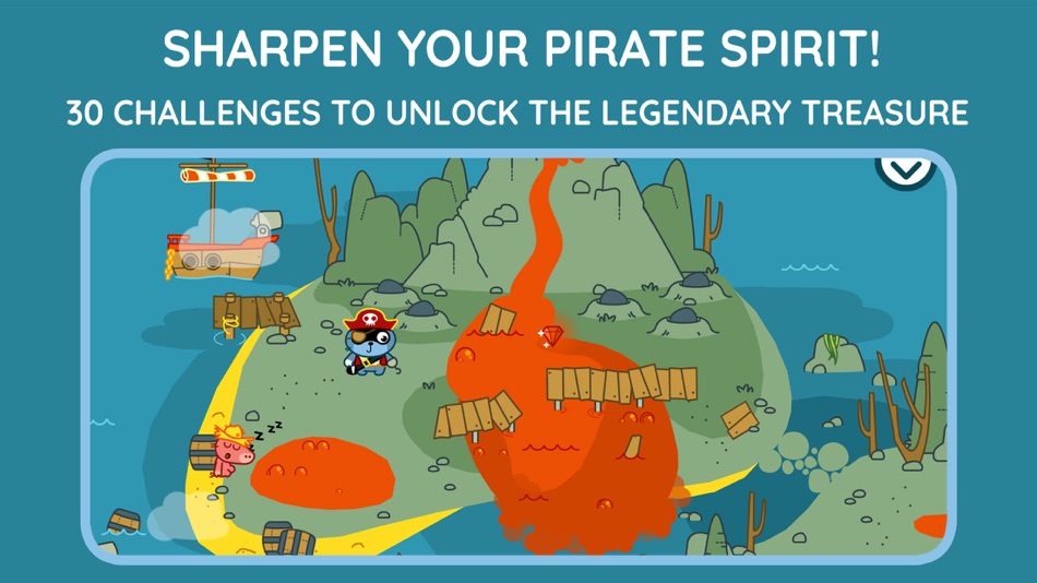 #5. Pango Pirate: Adventure Game (iOS) Av: Studio Pango