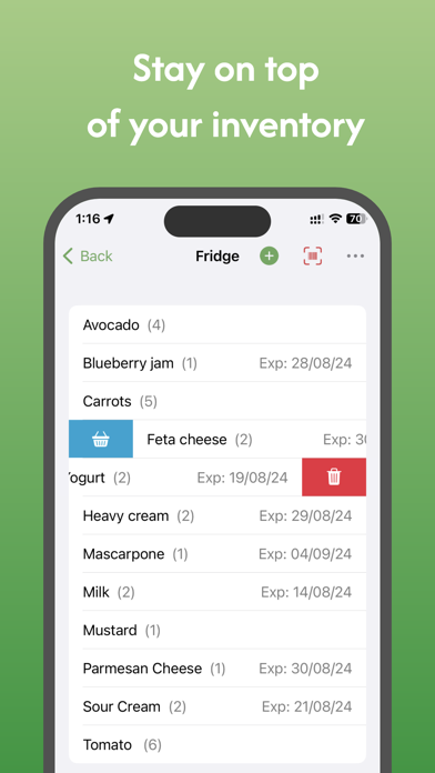 Kitchen & Pantry Tracker Screenshot
