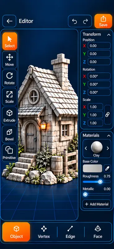 Blend3D: Image to 3D screenshot 1 of 9