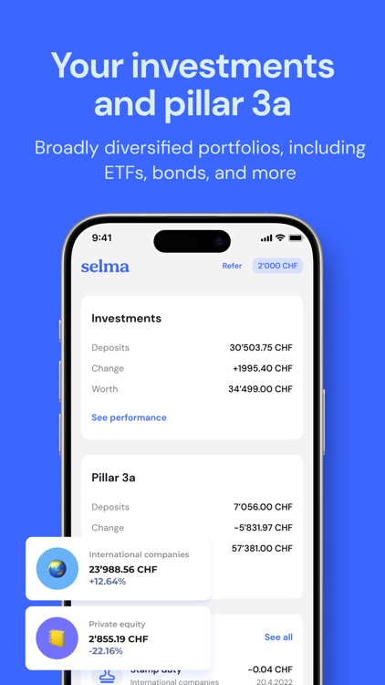 Selma – investment assistant screenshot-5